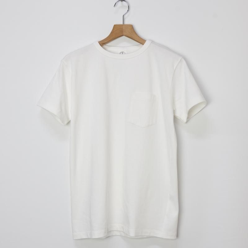 white pocket tee