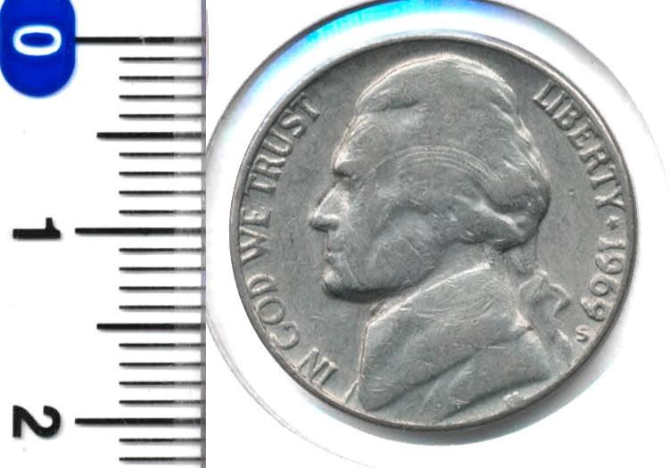 アメリカ 5セント ジェファーソン 1969 ｓ 寺島コイン 通信販売 Terashimacoin Online Shop