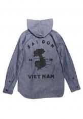 QUOLT(クオルト) SAIGON SHIRTS-JKT / シャツ カラー:シャンブレー