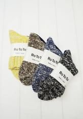 ROTOTO (ロトト) LOW GAUGE SLUB SOCKS メンズ25cm〜27cm<img class='new_mark_img2' src='//img.shop-pro.jp/img/new/icons50.gif' style='border:none;display:inline;margin:0px;padding:0px;width:auto;' />