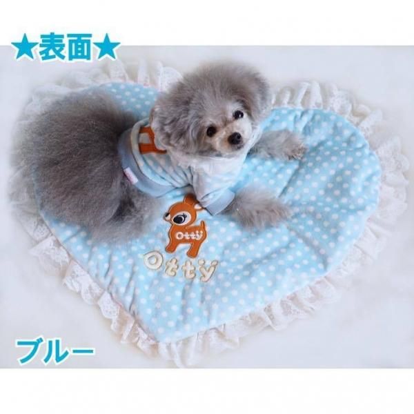 バンビ ドットのハート型カフェマット 送料無料 Otty 犬服 小物ブランド オフィシャルサイト 公式通販