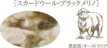 ハマナカ カラードウール スカードウール・ブラックメリノ H440-007-720