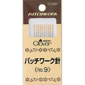 クロバー パッチワーク針 No.9 10本入