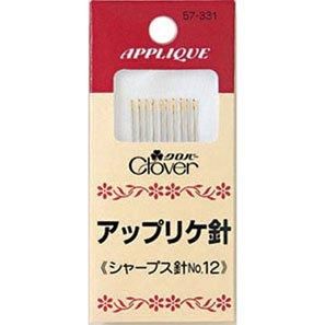 クロバー アップリケ針