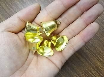 クリスマス　ベル（鈴）　20ミリ　ゴールド 5個入り