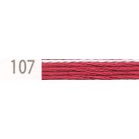 コスモ刺繍糸 107 #25番糸【ルシアン刺しゅう糸】ステッチ糸として最適。