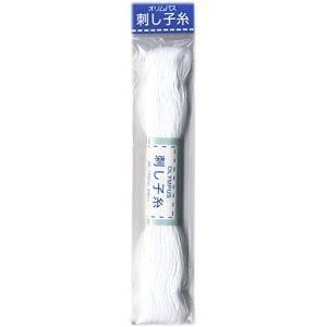 オリムパス刺し子糸 白