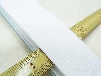 金天馬）オペロン織ゴム 白 30mm巾x80cm巻