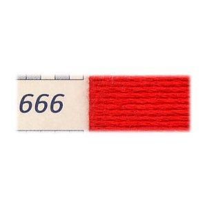 DMC刺繍糸　5番刺しゅう糸　666
