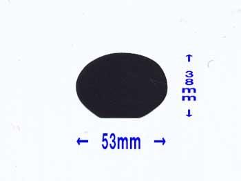フェルトパーツ 楕円 約53×38ｍｍ