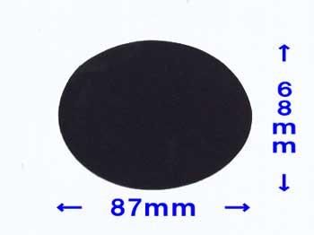 フェルトパーツ 楕円 約87×68ｍｍ