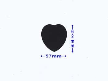 フェルトパーツ ハート 約57×62ｍｍ