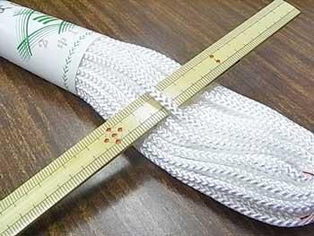 江戸打ちひも（中） 白