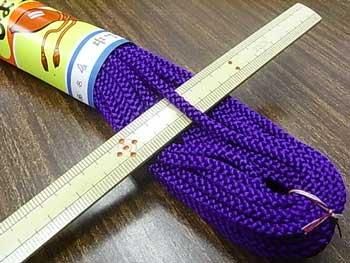 江戸打ちひも（中） 紫