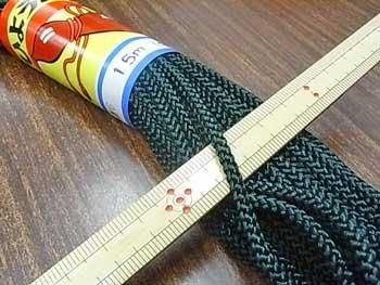 江戸打ちひも（中） 深緑色