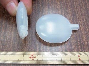 押笛 B-6S ポリエチレン 約49x38mm 厚さ約10mm