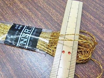 マイラー刺繍糸 金ラメ刺しゅう糸