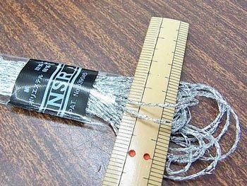 マイラー刺繍糸 銀ラメ刺しゅう糸