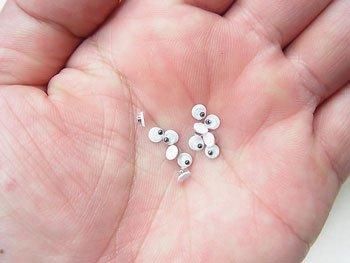 動眼（動く目玉） ぬいぐるみの目玉 直径約3mm