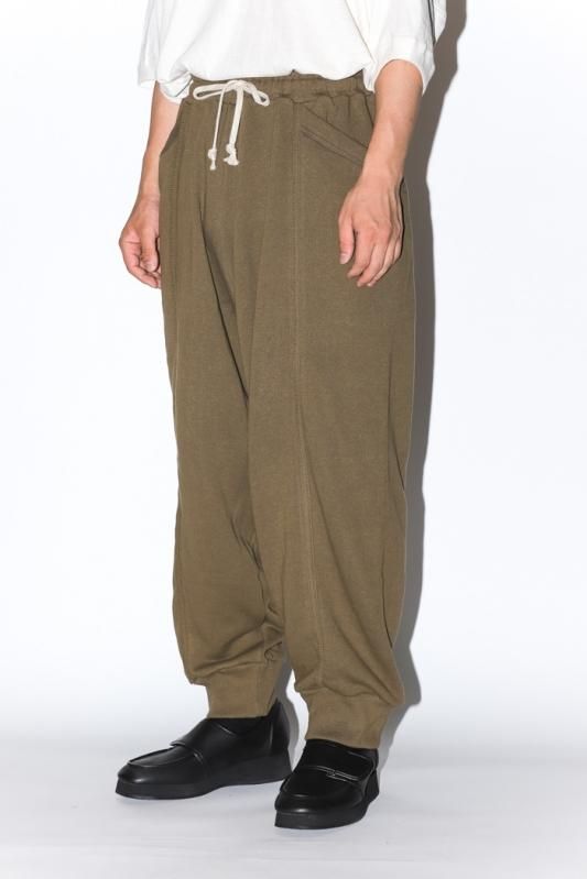 khaki track pants
