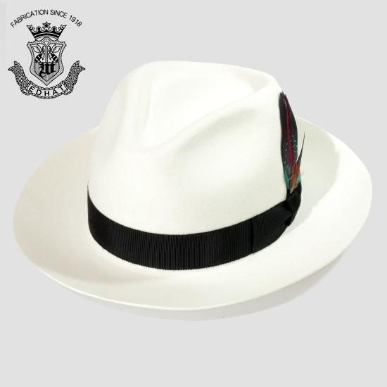Edo Hat エドハット ウール フェルト つば広 中折れハット ホワイト 白 M57cm L59cm Xl60cm 帽子通販 帽子販売店 Repression オフィシャルオンラインショップ