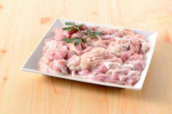 豚白生上ホルモン 大腸 小腸 ガツ ミックス ポリ袋包装 1kg チルド 魚沼の豚と豚生ホルモン販売専門店 まきば