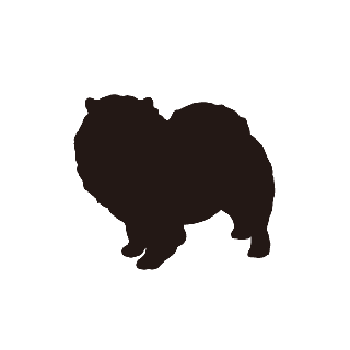 チャウチャウ シルエット Dogrin Dog Style Shop