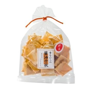 新米あられ 醤油千枚