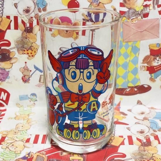 Mitsuya Cider 三ツ矢サイダー ドクタースランプ アラレちゃん グラス 当時物 Toyshop8 アメリカ雑貨 通販 豊橋市