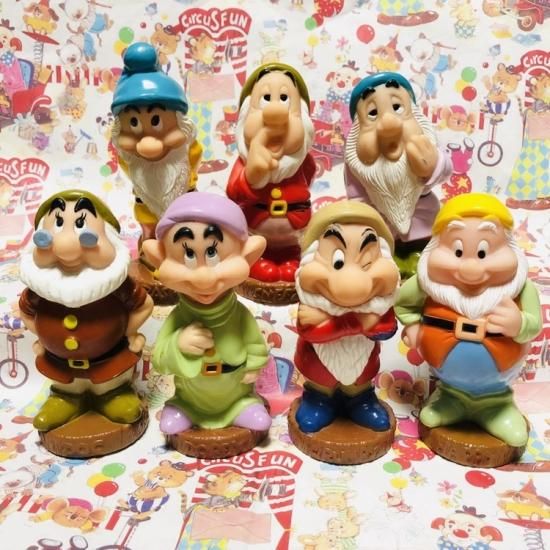 90 S Disney Walt Disney Company 7人の小人 ドール 7体セット Toyshop8 アメリカ雑貨 通販 豊橋市