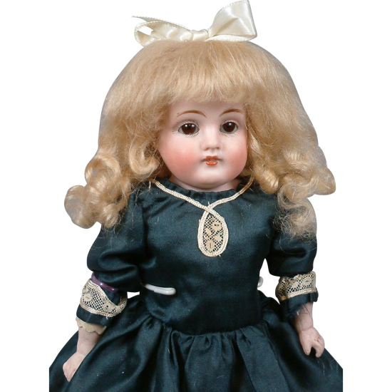 Petite 29cm Kestner 154 Antique Bisque Doll With Excellent Kid Body And Bisque Arms ビスクドール アンティークの通販店舗 ワールドドール