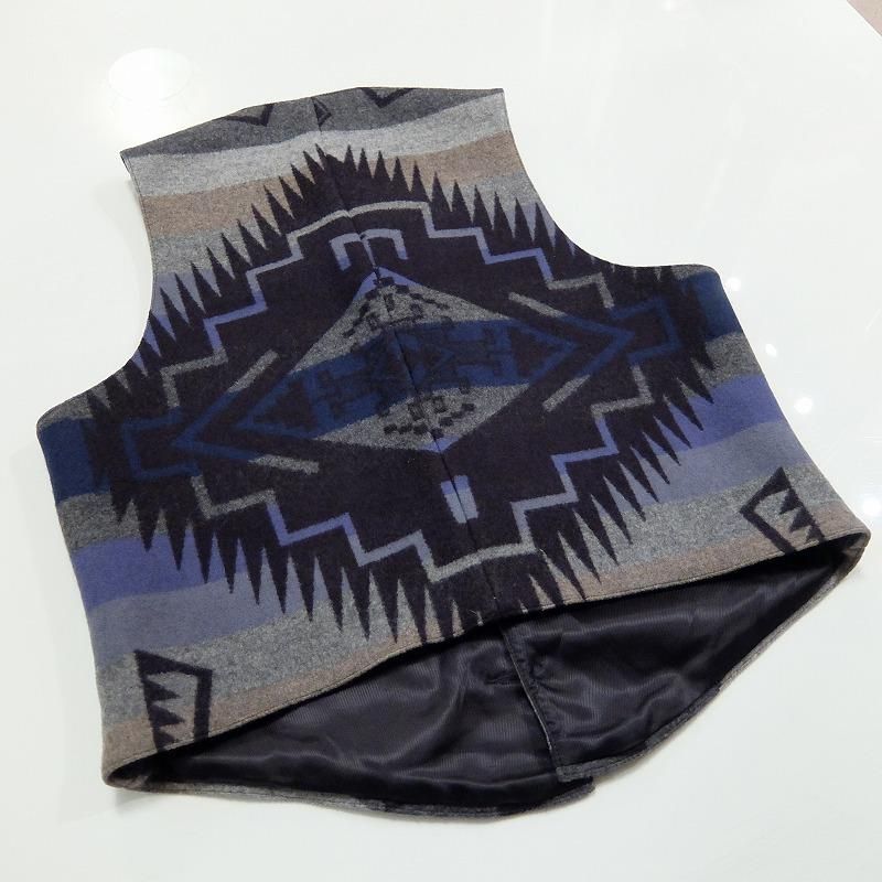 ～1990's PENDLETON Blanket Vest Cocky Crew Store Antiques & Old