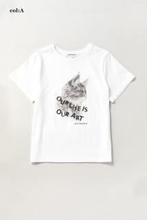 Messenger cat Tシャツ