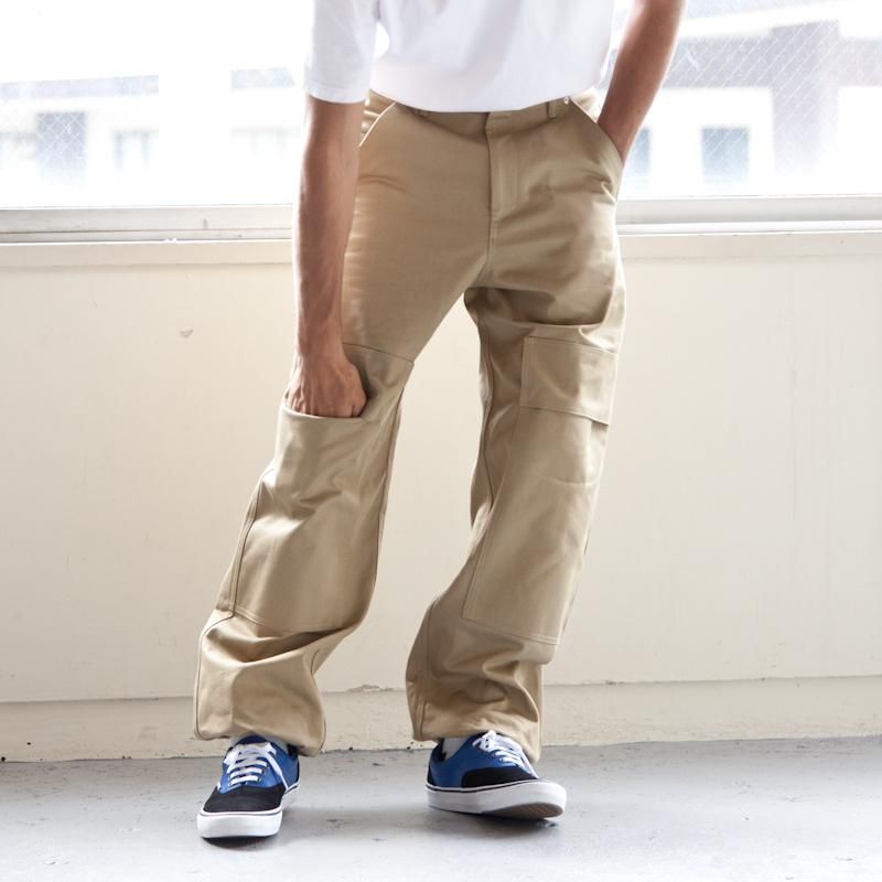TUKISOLD OUT * Double Knee Pants * Black