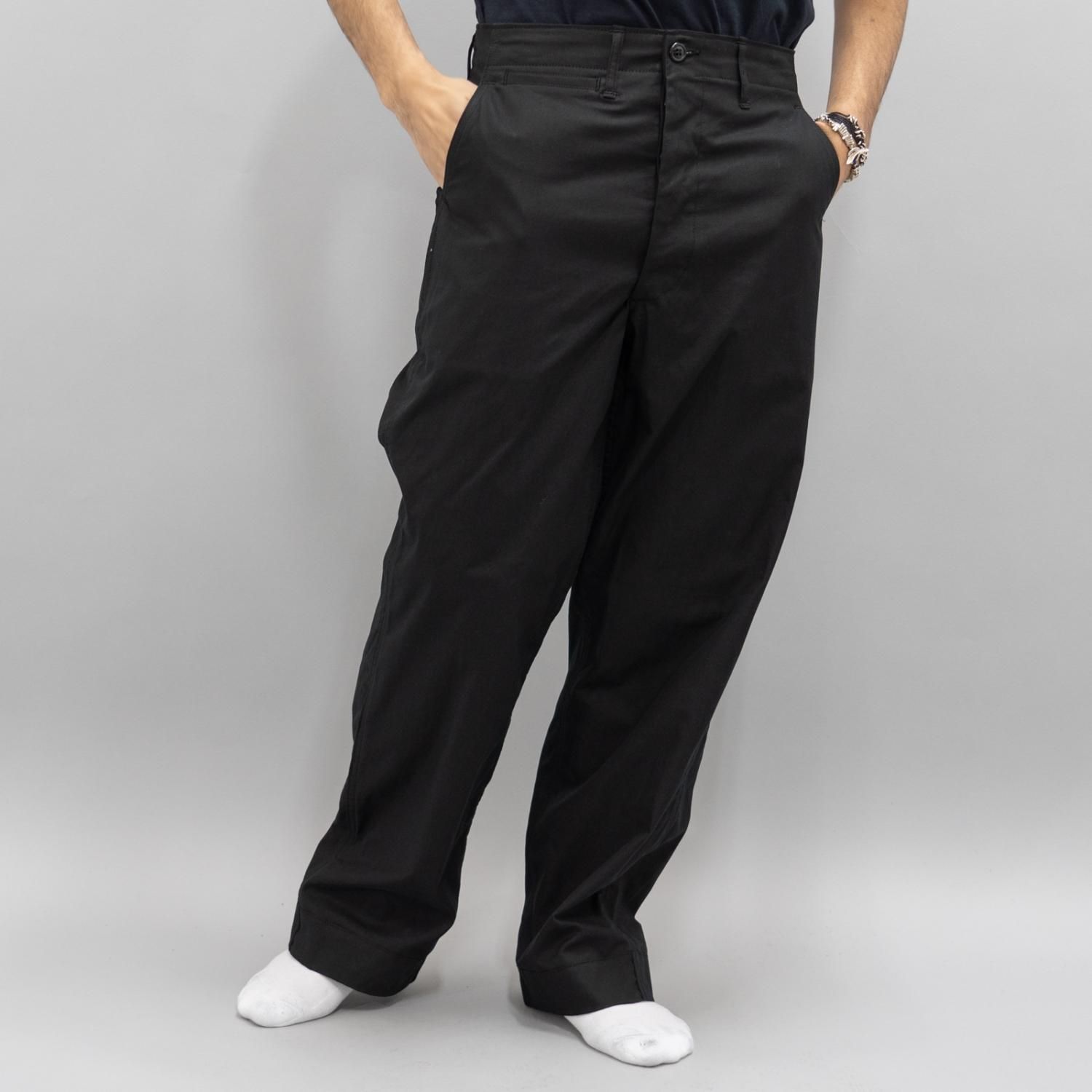 独特の上品 TUKI public | Black * Chinos Military 0130 * パンツ