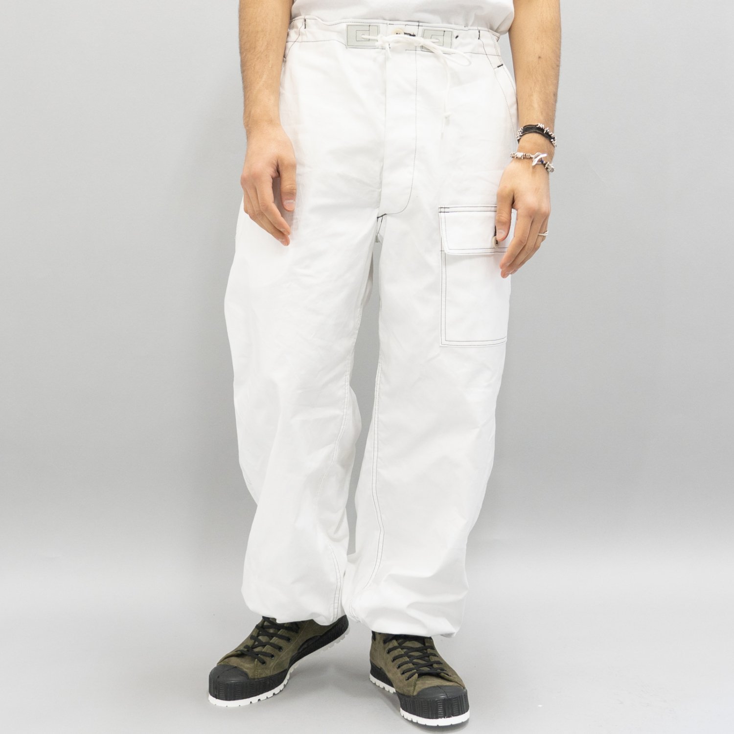 TUKISOLD OUT * 0131 Over Pants * White