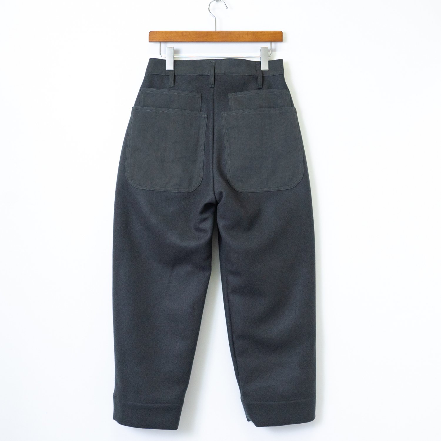 TUKI * 0135 Combat Pants Melton/Solid Twill * Steel Blue | public