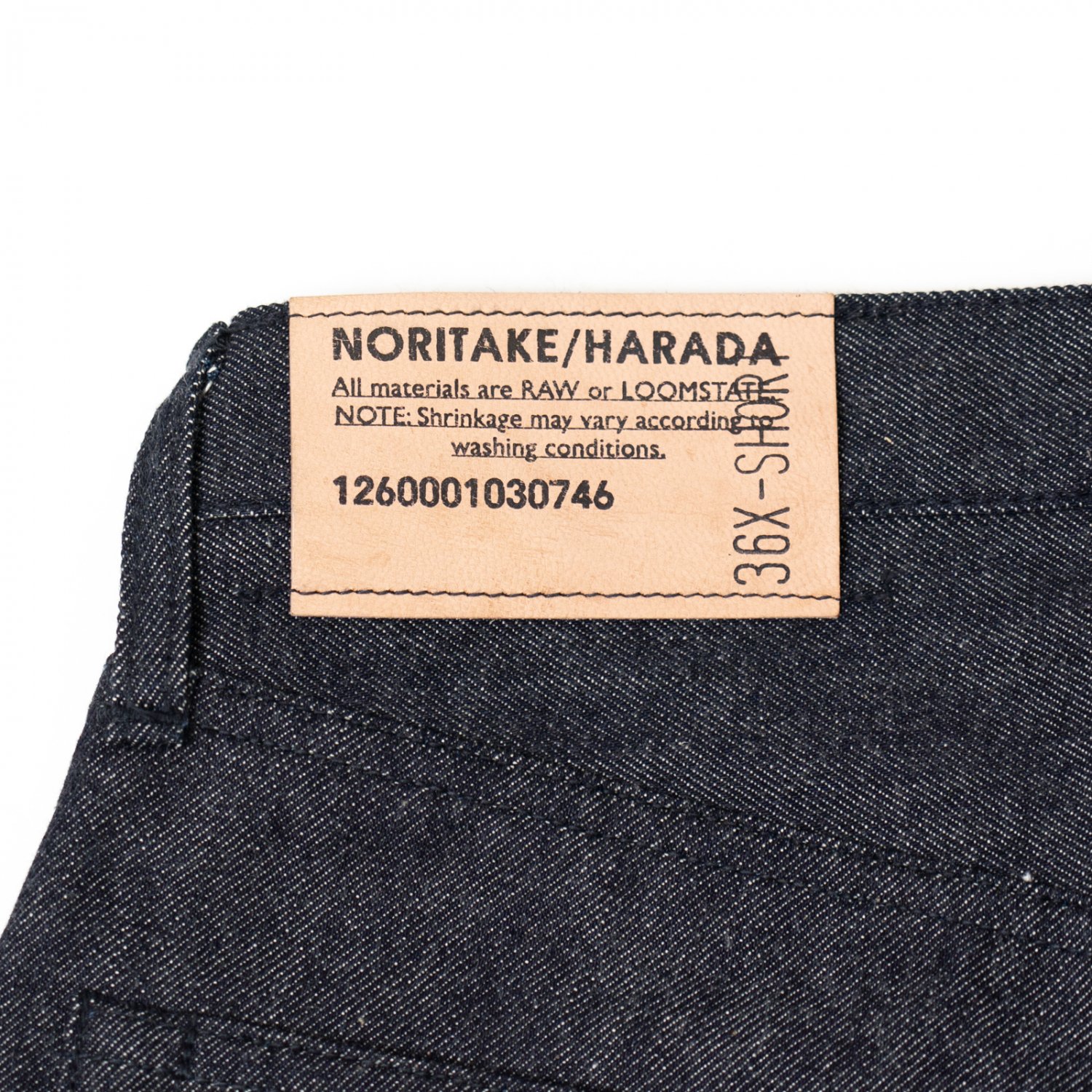 NORITAKE/HARADA * Denim Pants 36inch X-Short