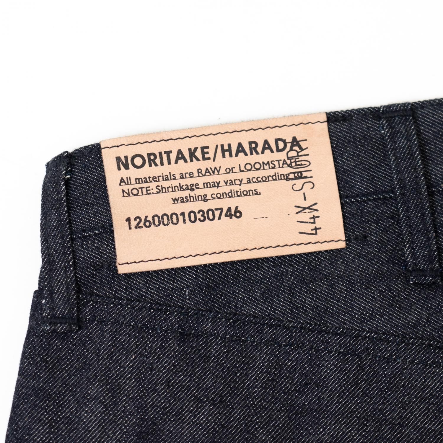 【値下げ】NORITAKE/HARADAノリタケハラダ デニム NORITAKE/HARADA(ノリタケ/ハラダ) /Denim Pant Short -Indigo