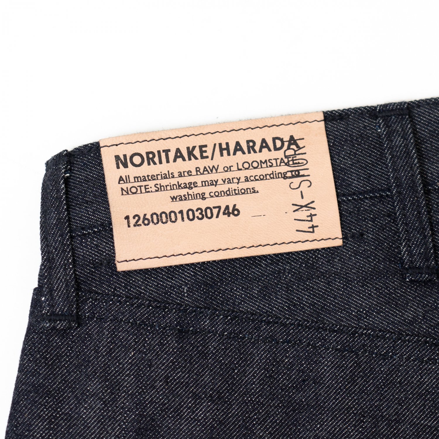 NORITAKE/HARADA * Denim Pants 44inch X-Short