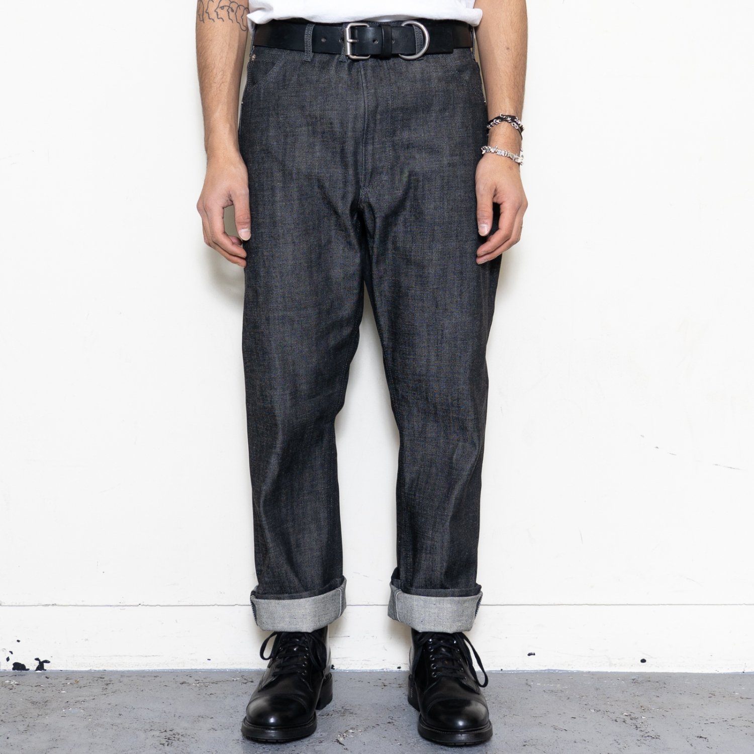 TUKI * 0141 Cowboy Pants * Black | public