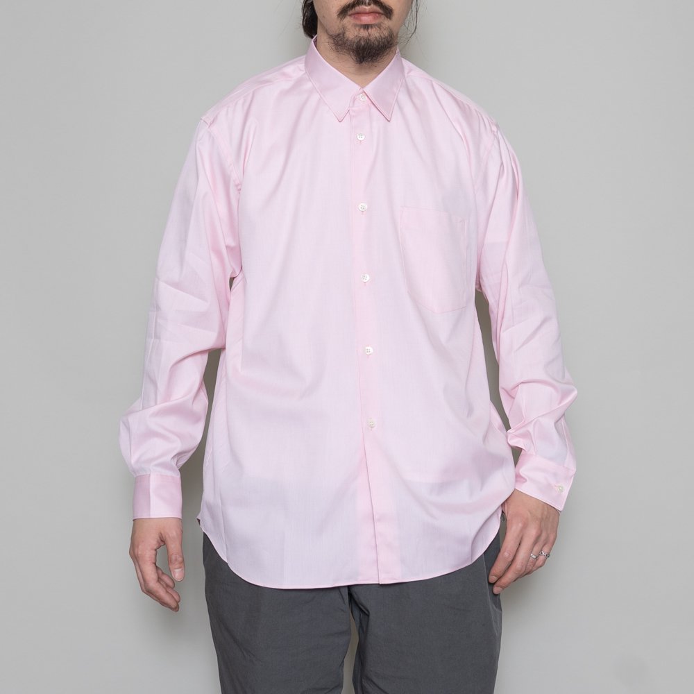 COMME des GARCONS SHIRT * Forever Wide Classic Oxford Long Sleeve Shirt *  Pink | public