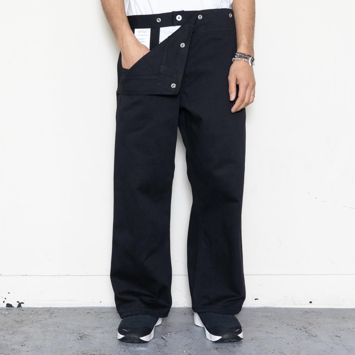 TUKI * 0146 Snap Pants * Black | public