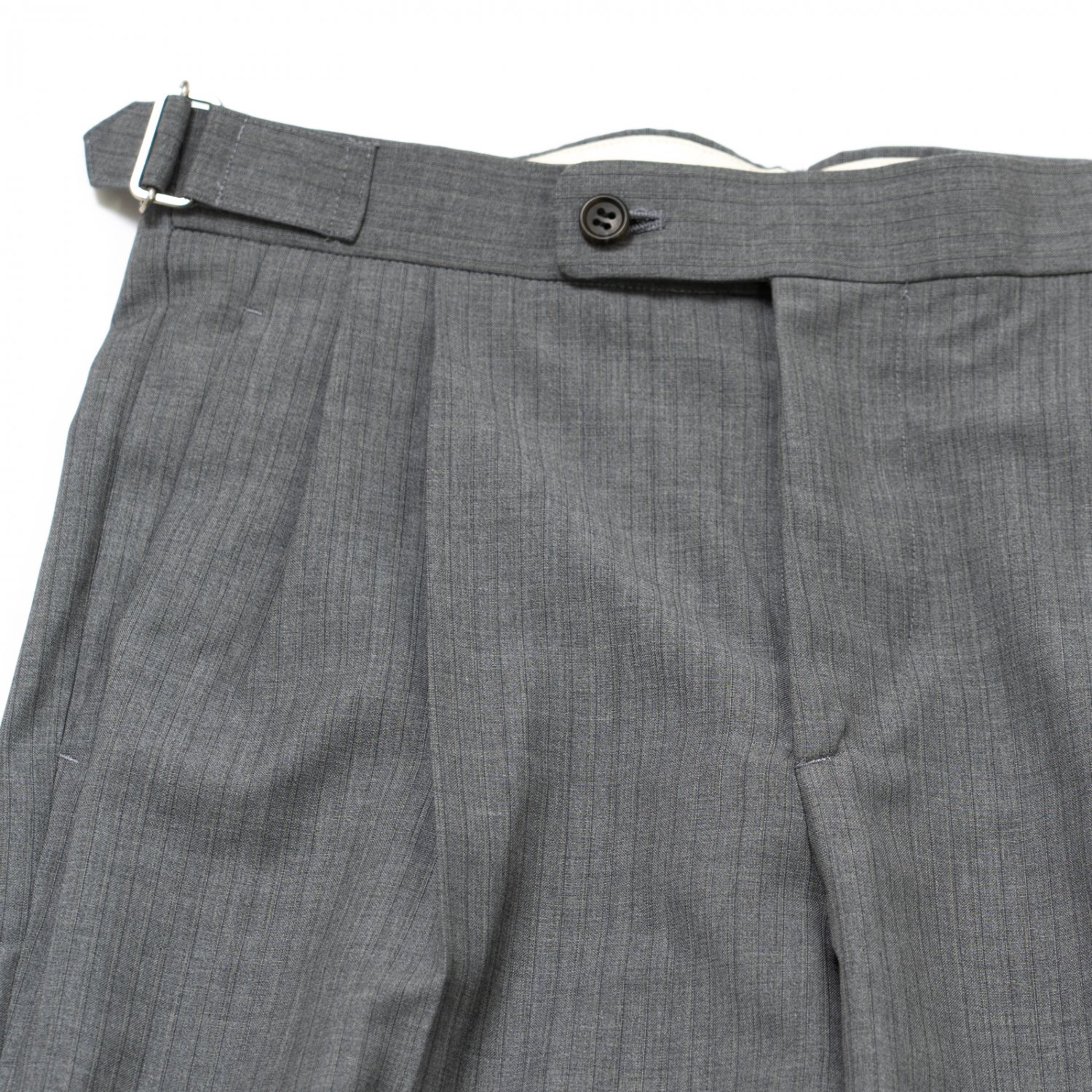RICHFIELD * Wool 2tuck Tapered Trousers * Gray | public
