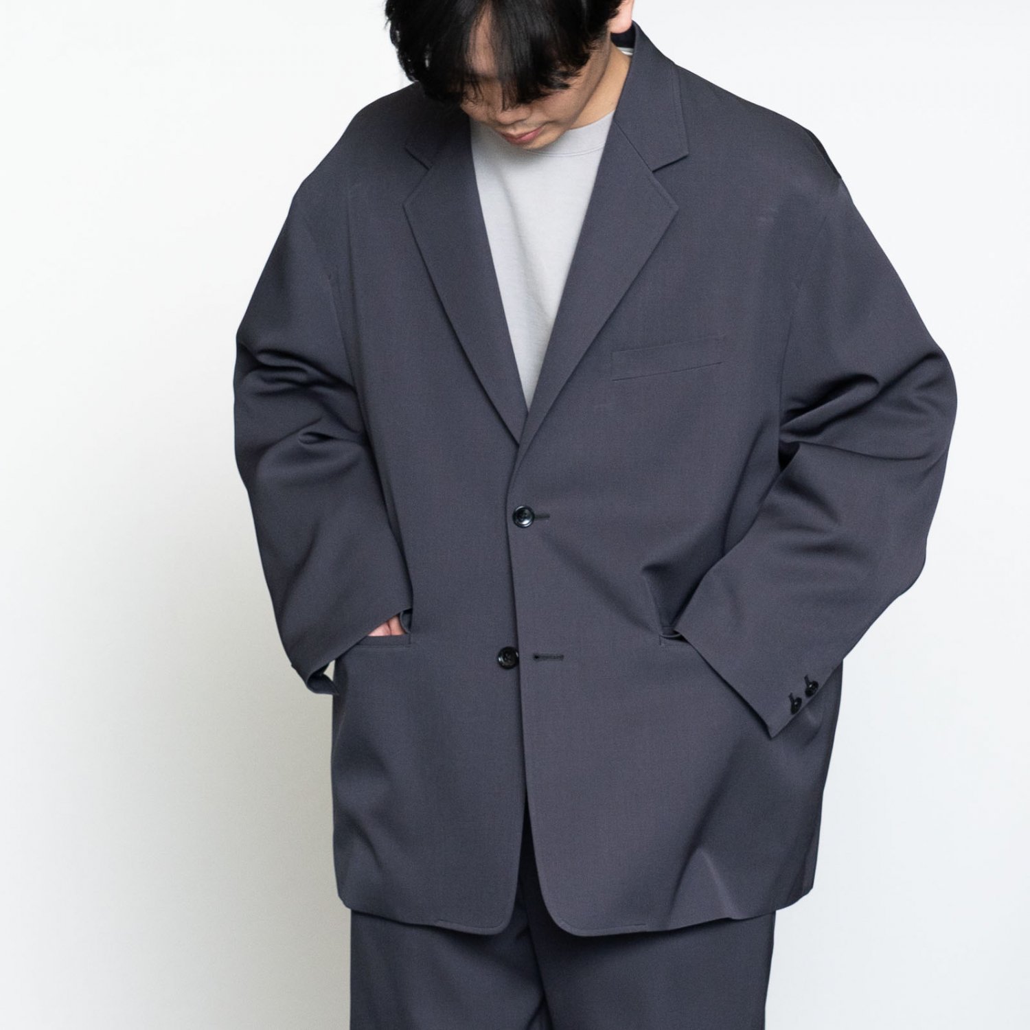 Graphpaper Scale Off Wool Jacket セットアップ