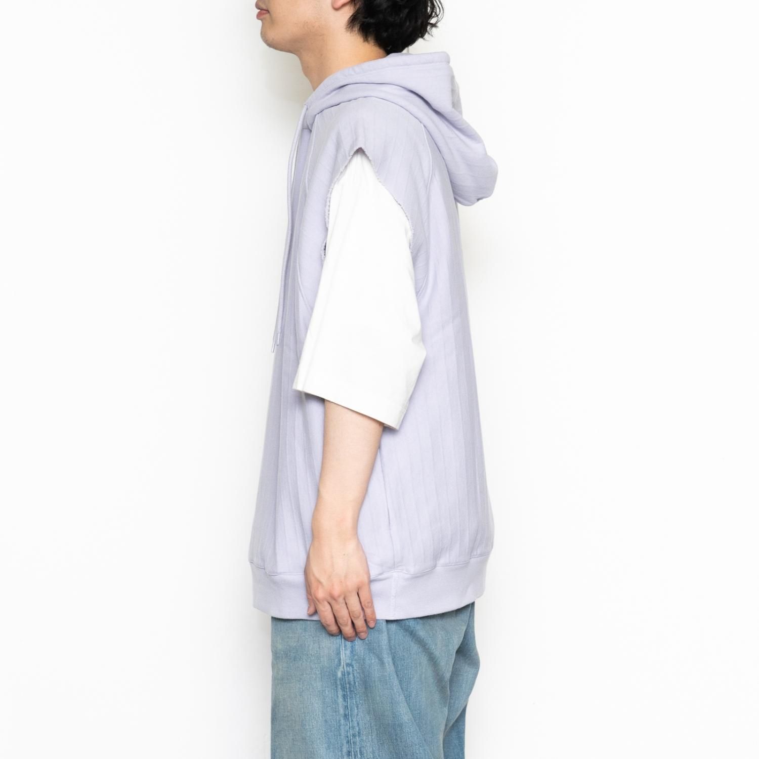 UNUSED * US2142 Sleeveless Hoodie * Graypurple