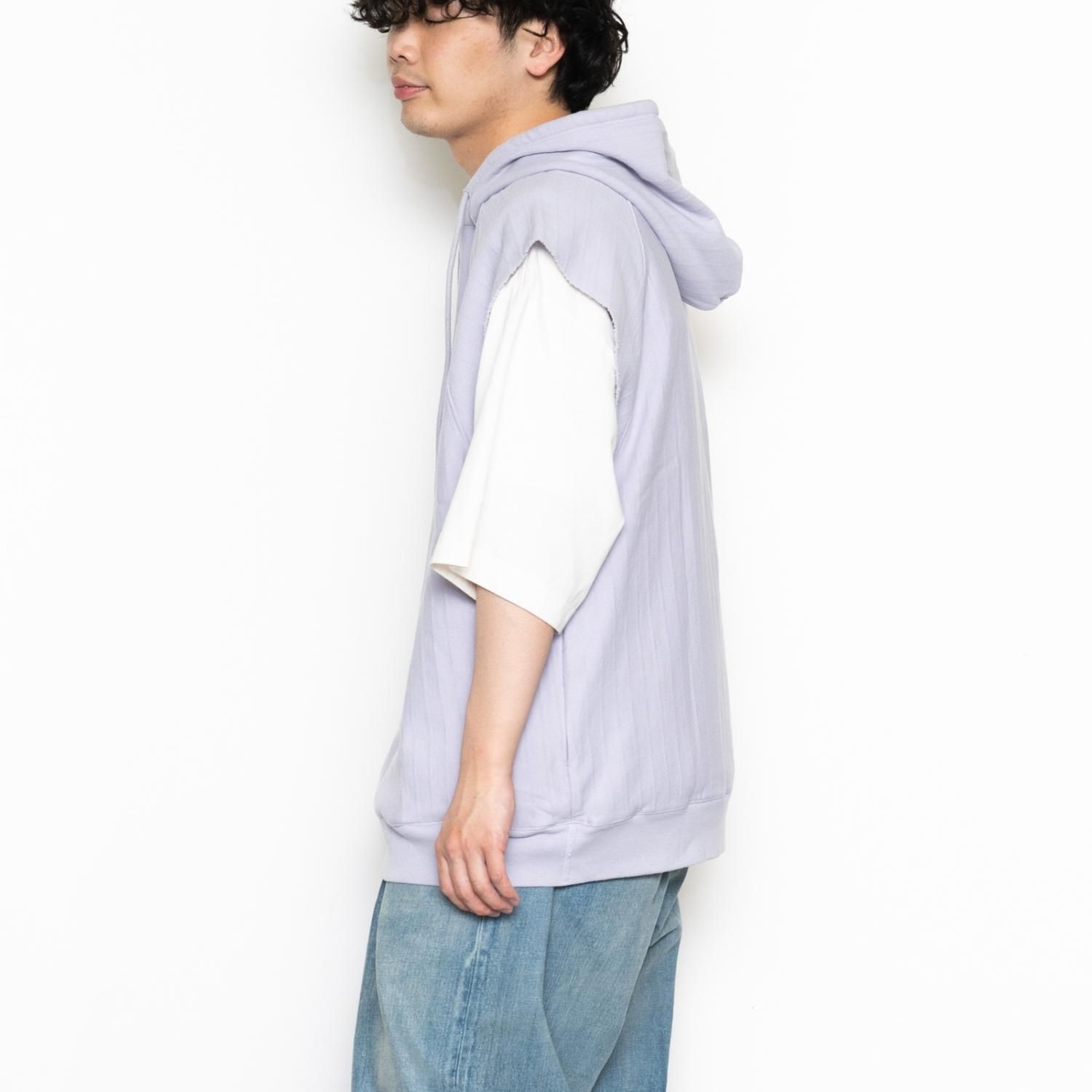 UNUSED * US2142 Sleeveless Hoodie * Graypurple