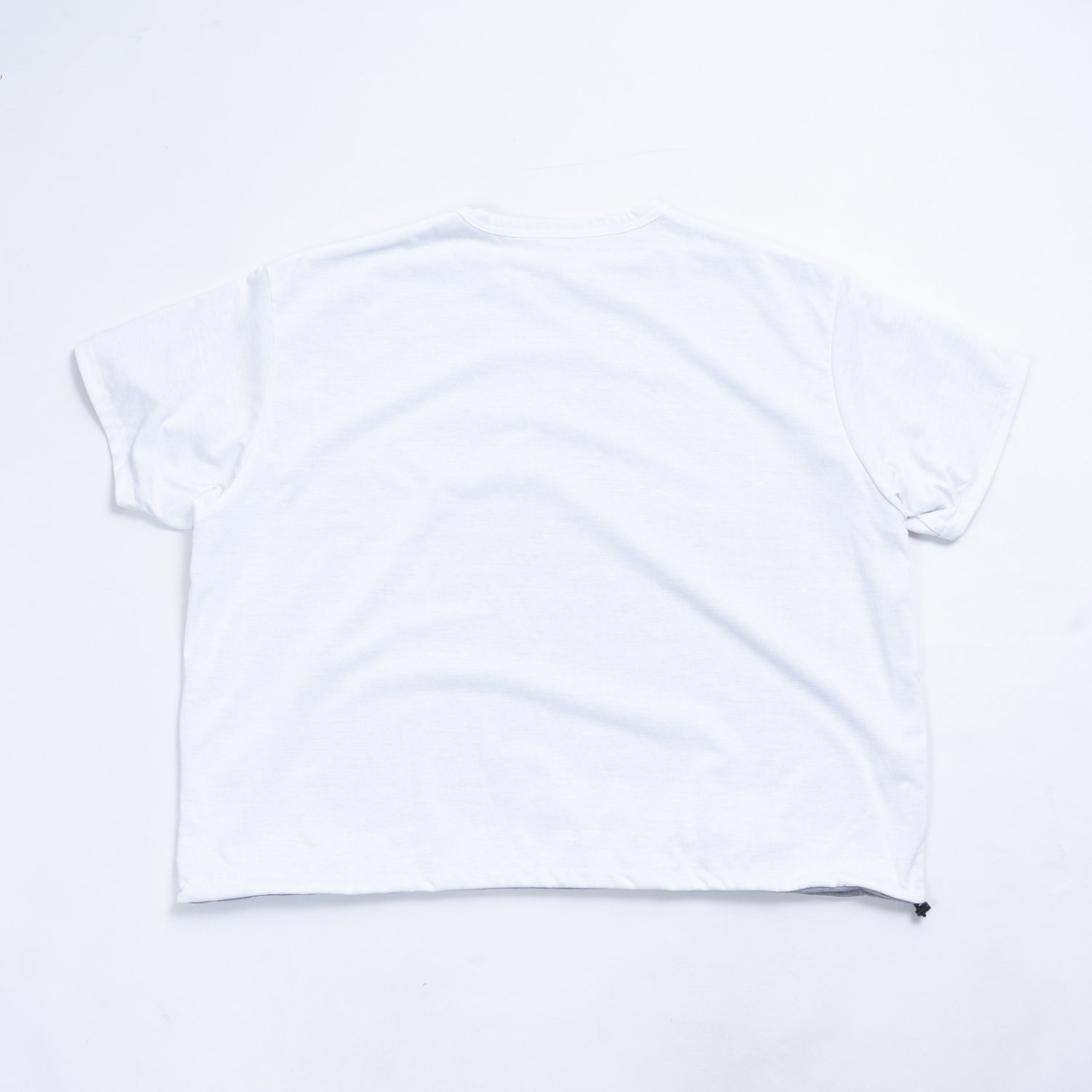 UNTRACE * BASIC REVERSIBLE TEE SS * White/Gray