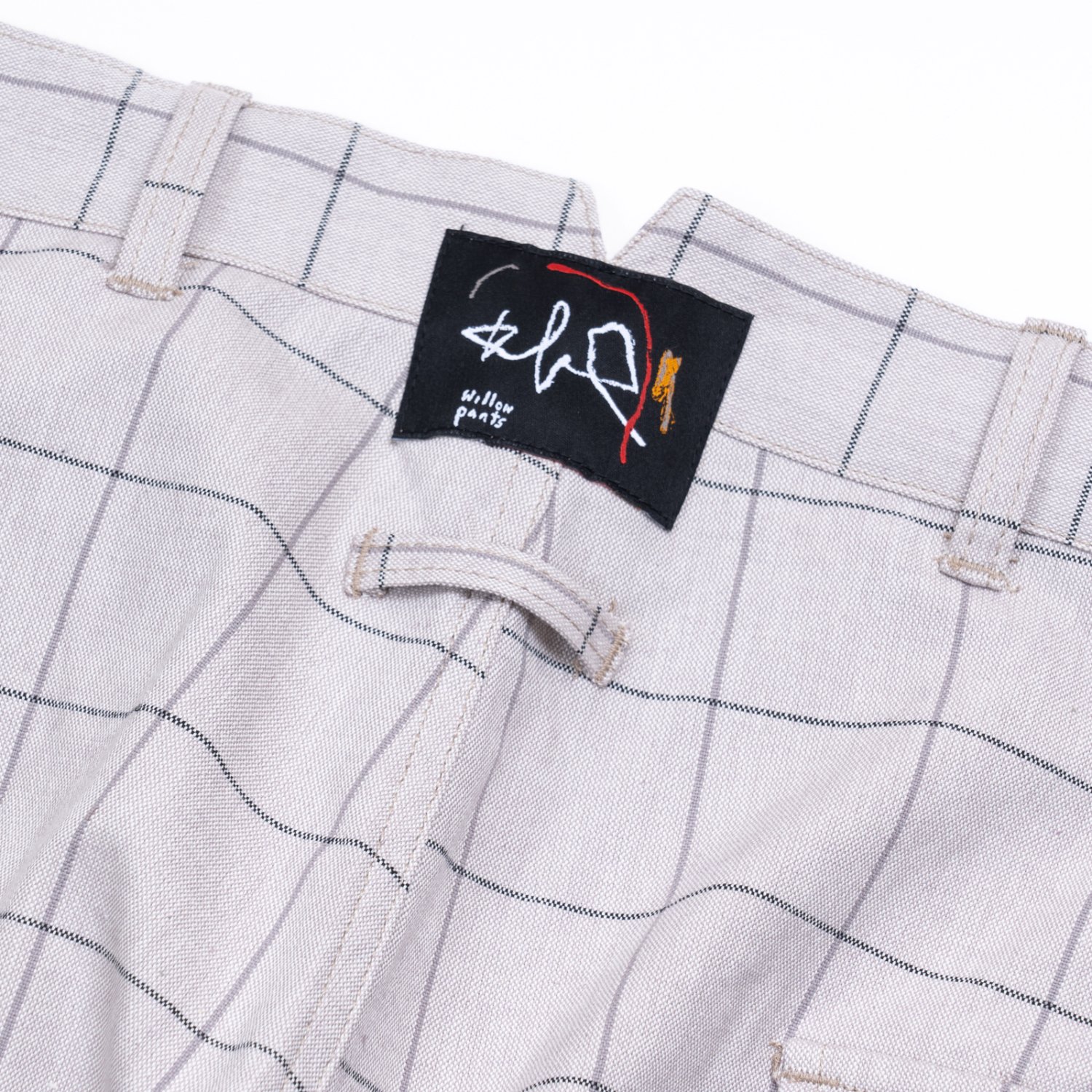 Willow Pants * P-001 Cotton Linen * Gray Check