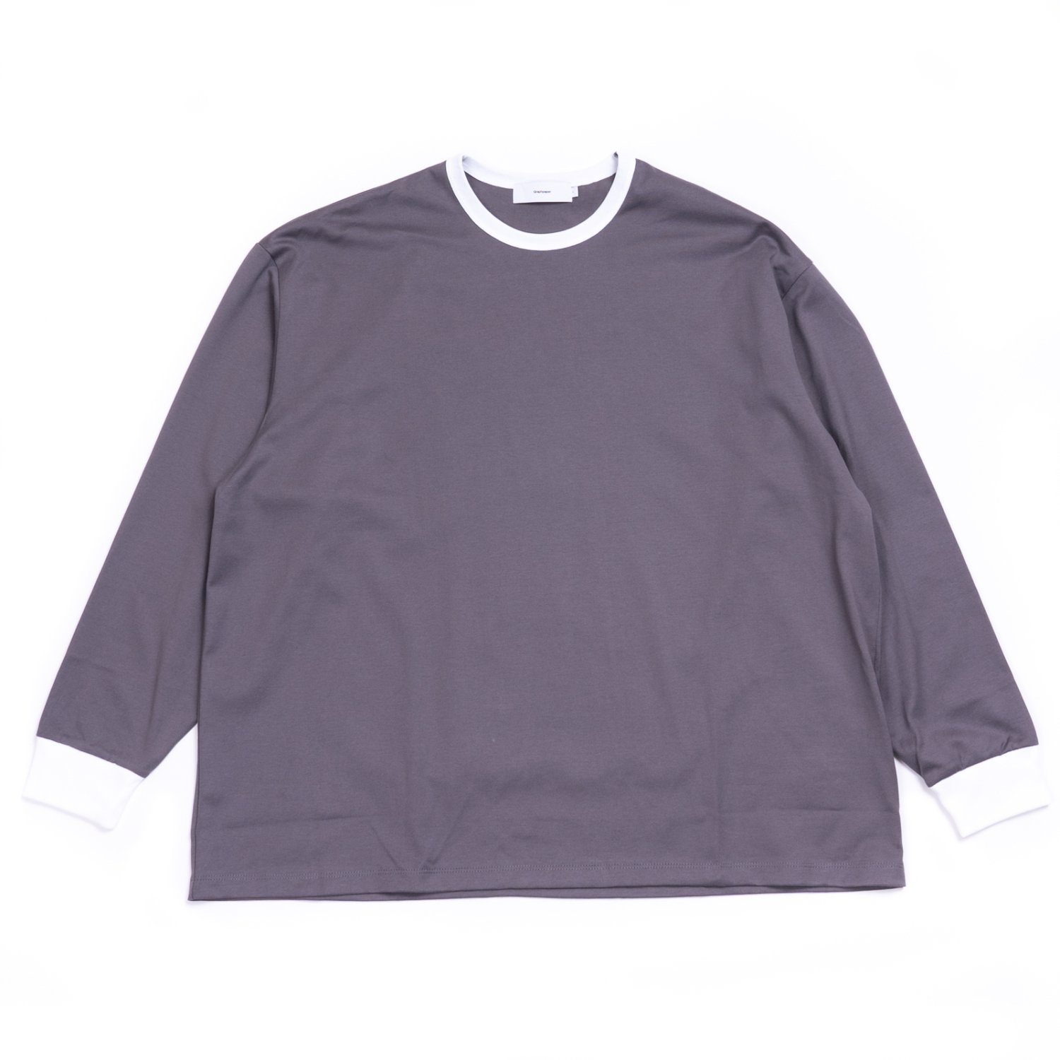 Graphpaper * Fine Cotton Ringer L/S Tee(3色展開)